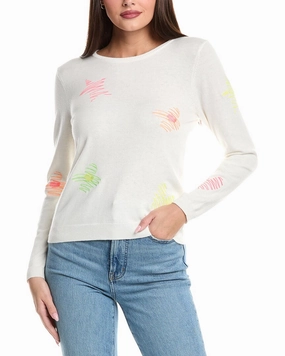 WISPR Sketch Embroidered Silk-Blend Sweater Zero Waste Manufacturing