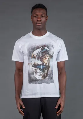 WOLVES T-SHIRT WHITE Travel Ready Casual Fit