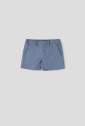 Adjustable Waist Women's 4" Short In Deck Blue