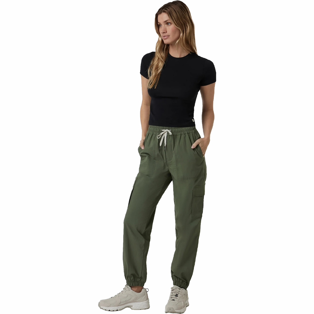 NonRestrictiveFit Smooth Texture Women's Birch Jogger