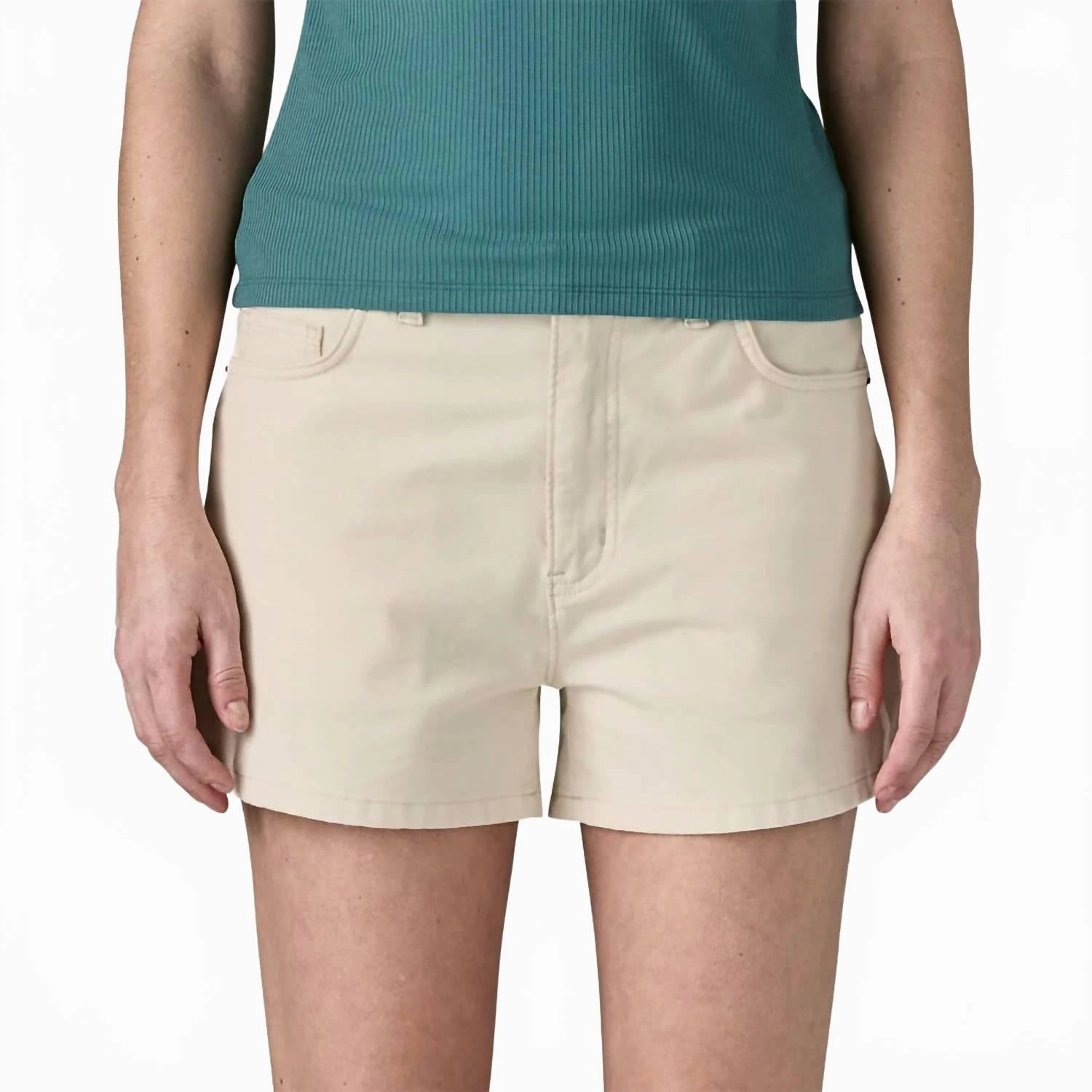 Women's Classic Shorts In Natural Static Resistant Fibers picnic clothes