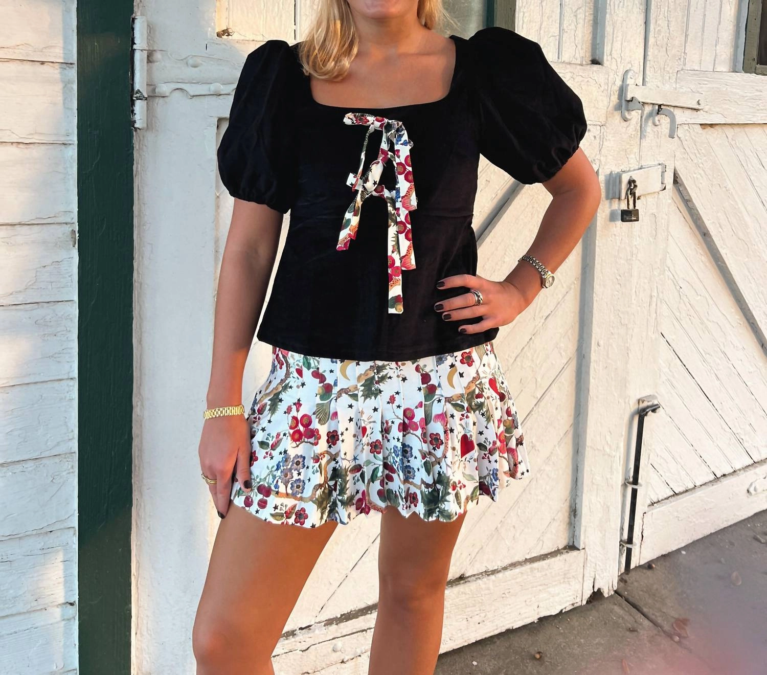 Luxury Trim Machine wash safe Women's Gwen Skort In Multi