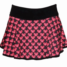 Relax Outfit Simple Motion Women's Limited O Skirt In Mini Heart On Black