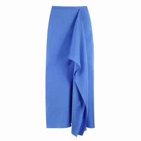 Women's Sahel Skirt In Beach Ball Blue Asymmetrical Cut Wardrobe Basics