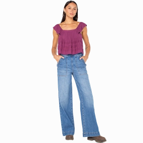 Ergonomic Cut Tear Resistant Women's Sea Plume Denim