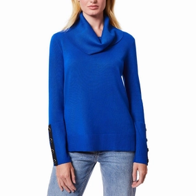 Womens Button Viscose Pullover Sweater light layering