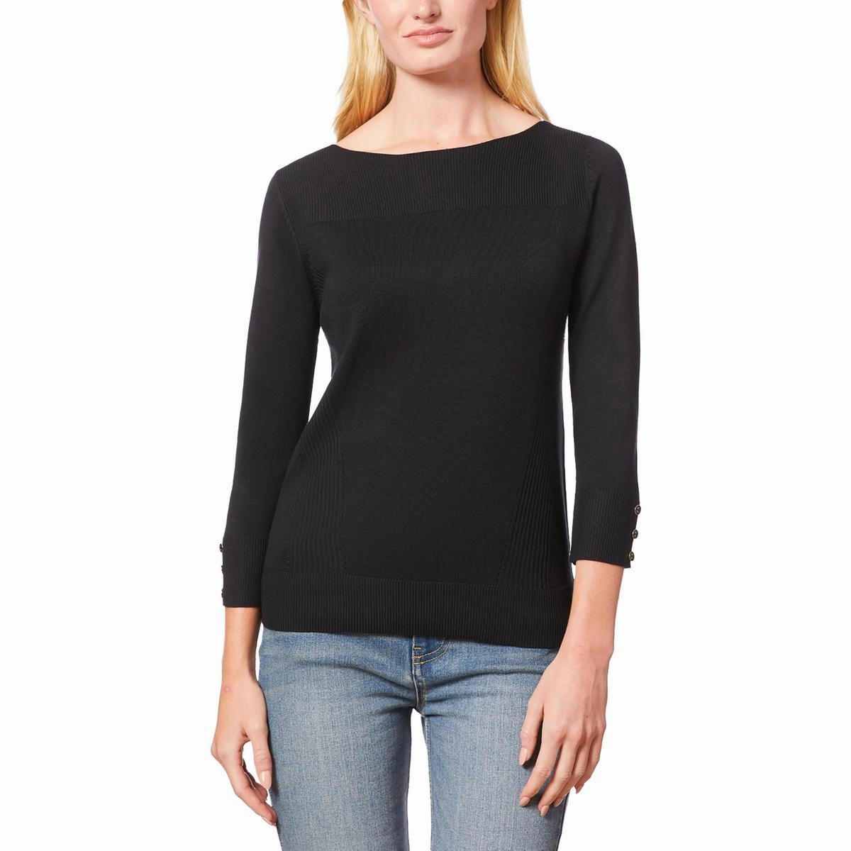 Knit Wearable Chilly Knit Womens Ribbed Knit Pullover Sweater