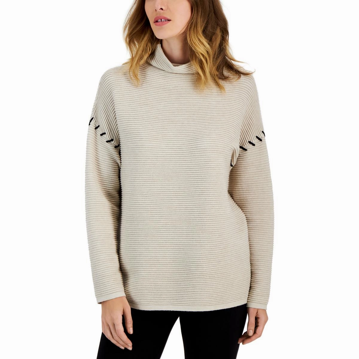 hypoallergenic Womens Ribbed Pullover Sweater