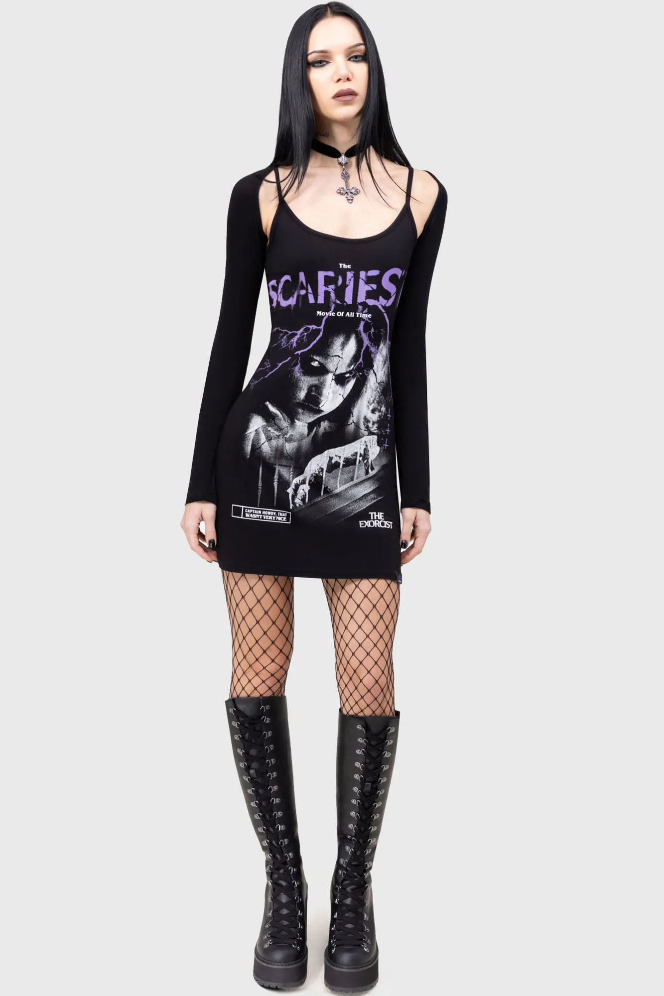 Demons Exist Cami Dress WaterRepellentCoating Unisex Option