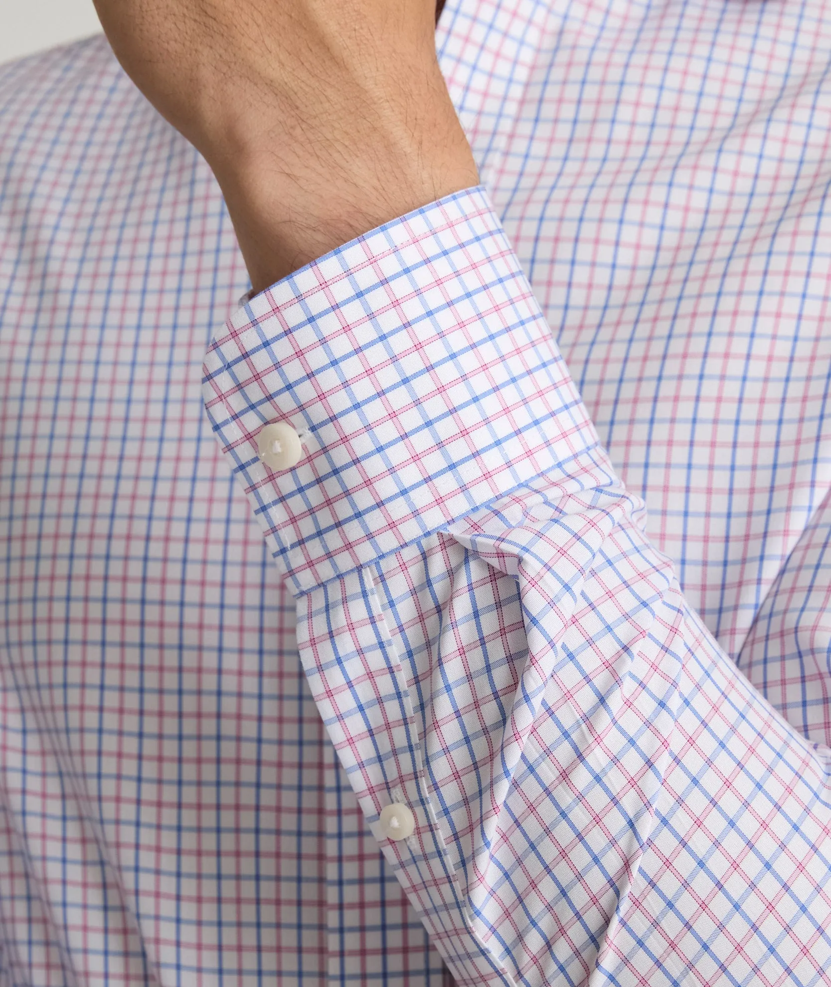 No Slip Shoulder Grip Wrinkle-Free Dress Shirt