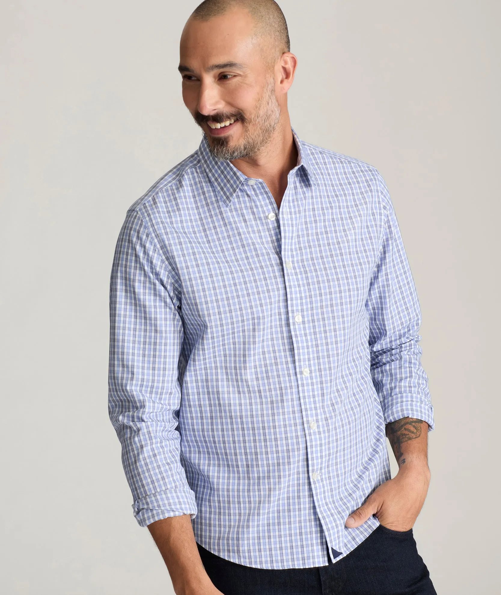 Wrinkle-Free Durif Shirt Year-Round Favorite