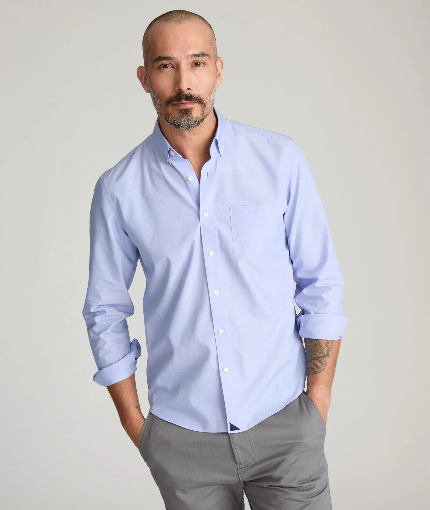 Wrinkle-Free Hillside Select Shirt Workwear Style birthday celebration