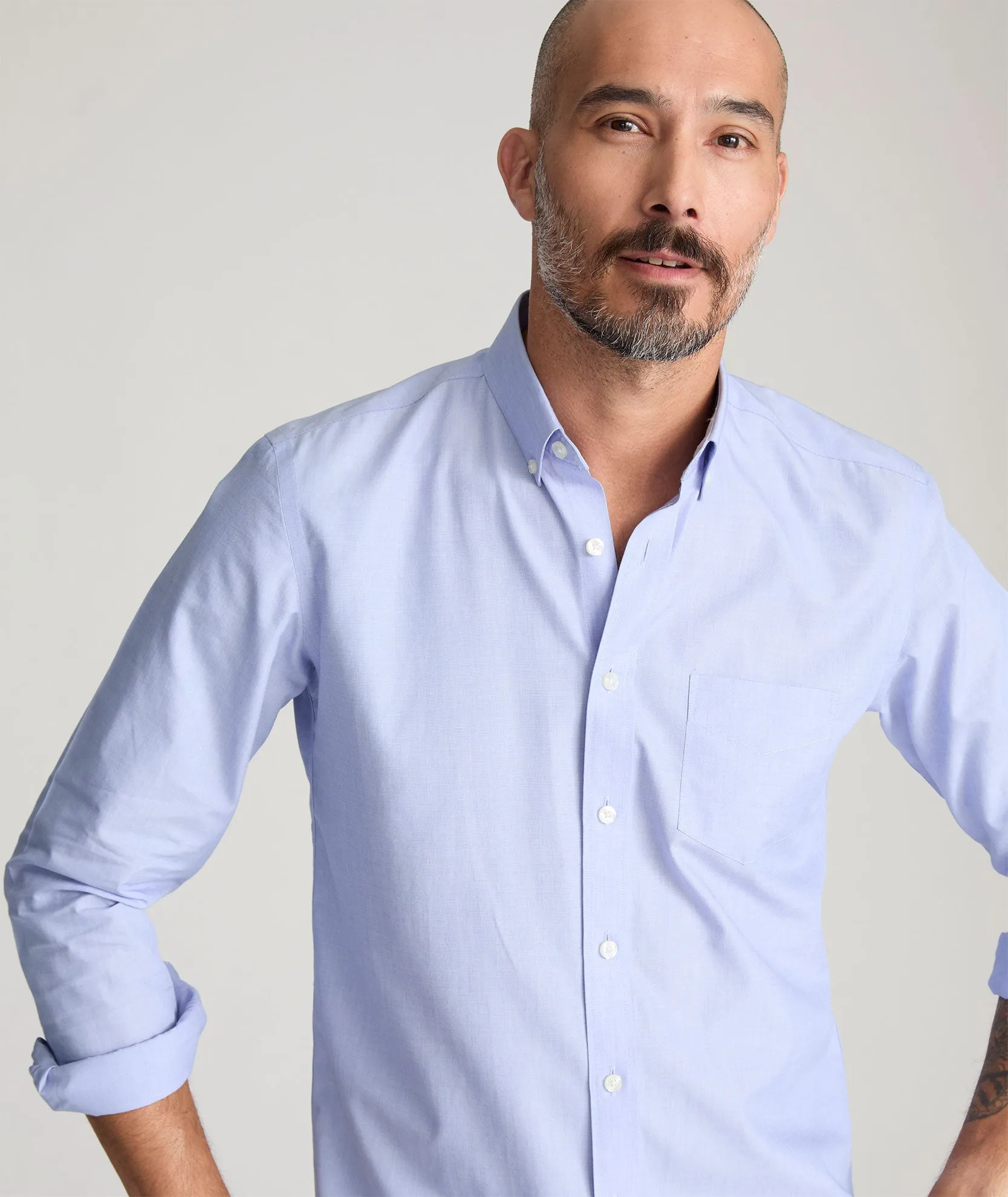 Fashion Statement Non Iron Fabric Wrinkle-Free Hillside Select Shirt