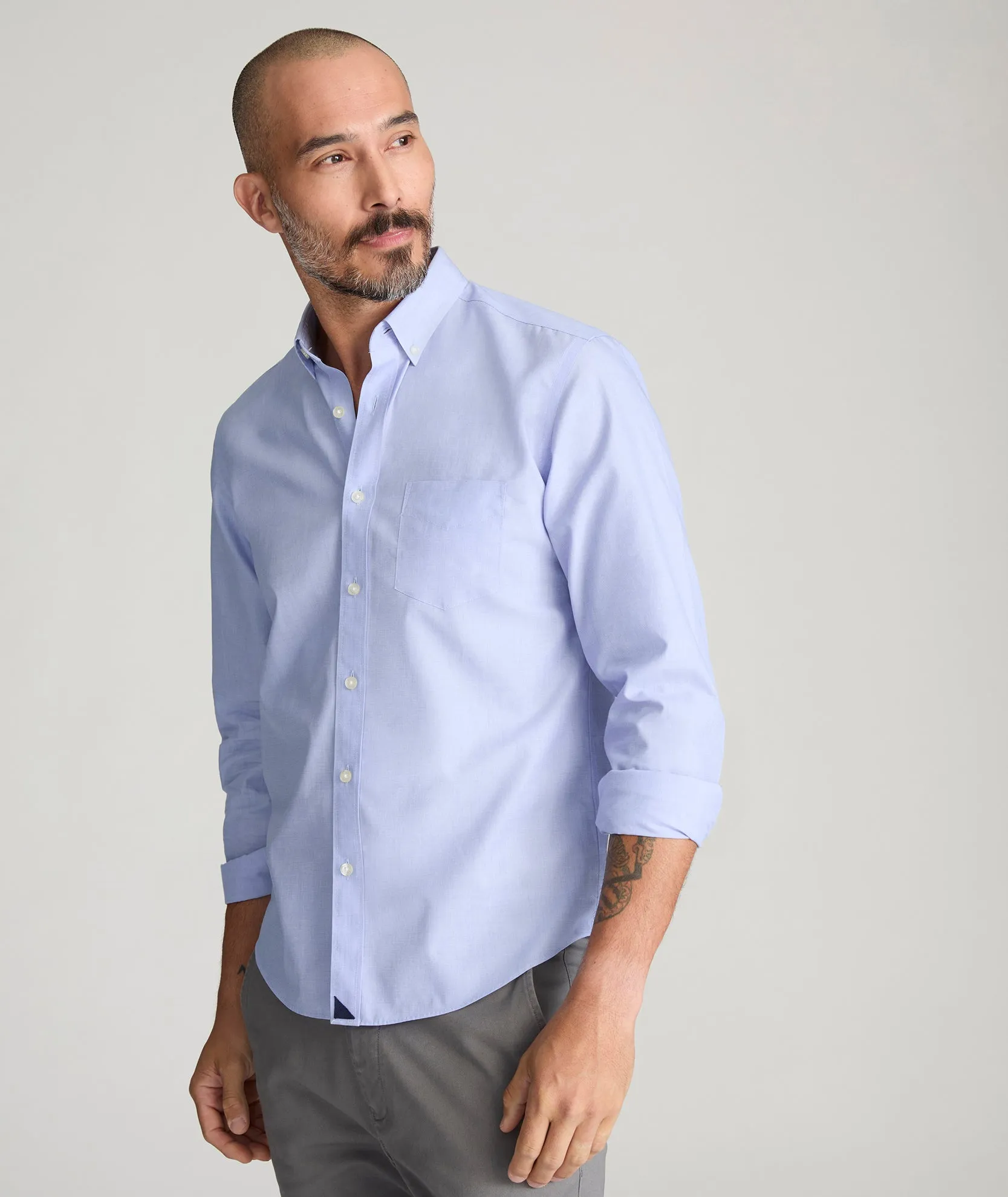 Wrinkle-Free Hillside Select Shirt Compact Fold Design