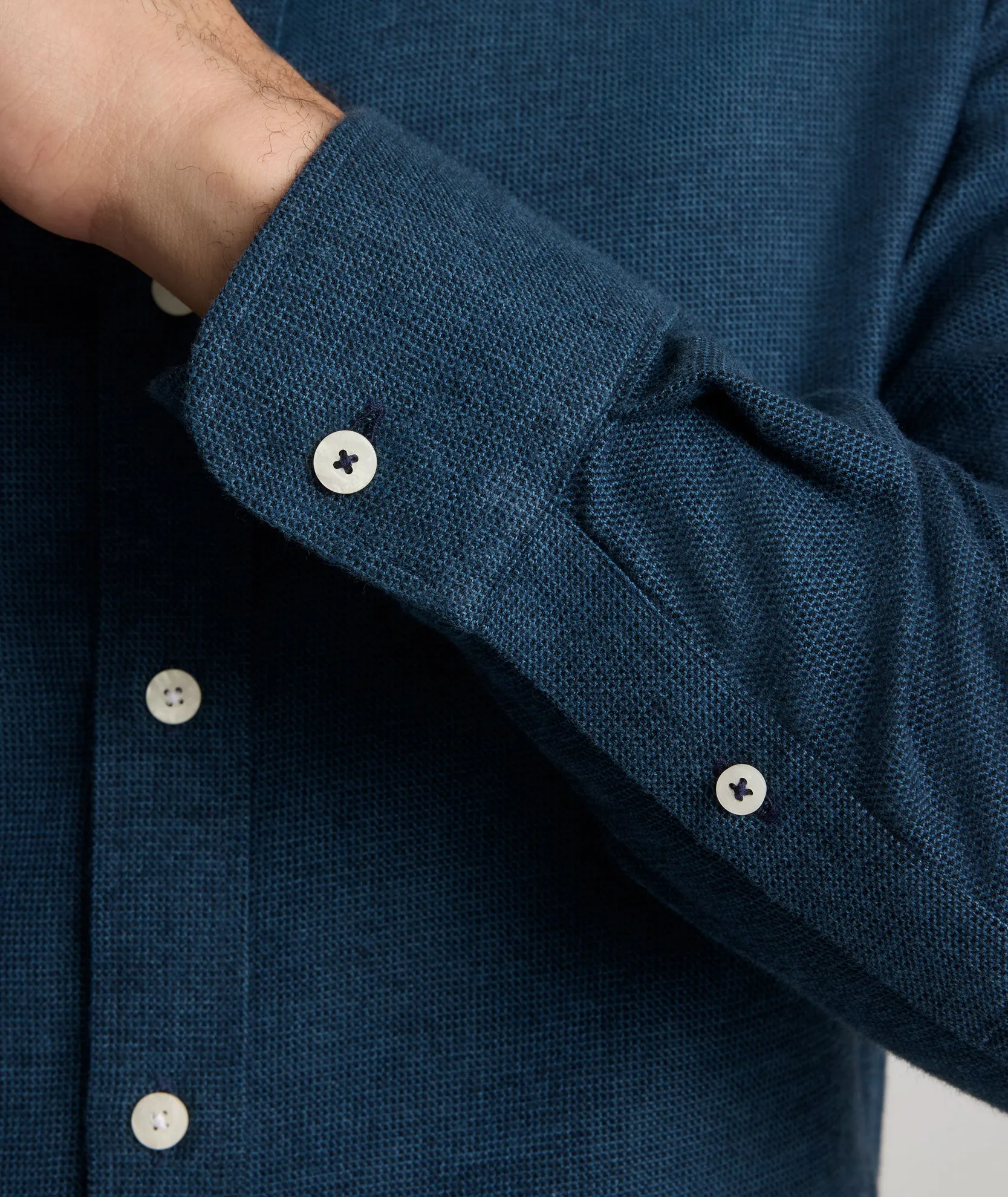 Patterned Texture Wrinkle-Free Veneto Shirt