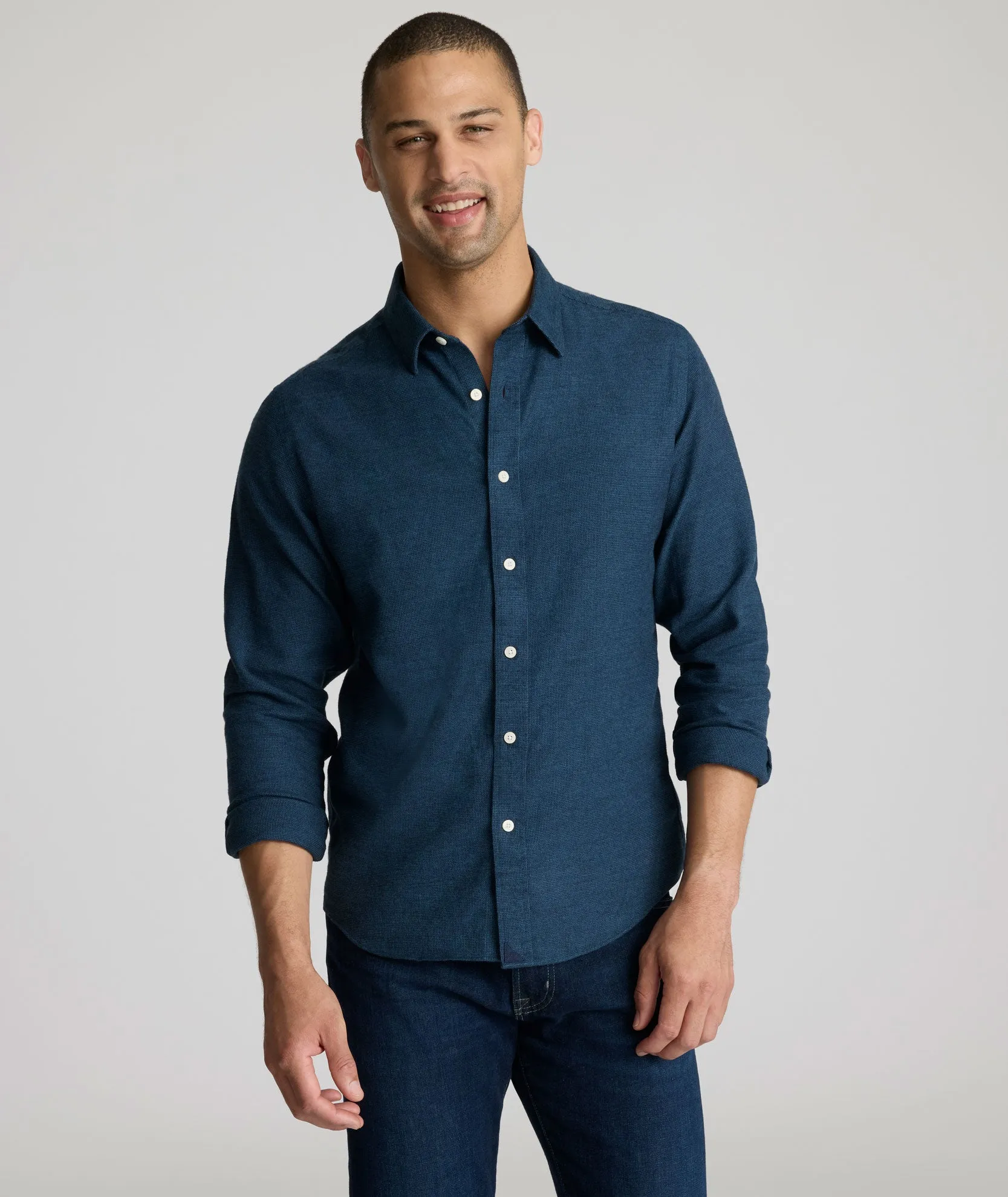 Wrinkle-Free Veneto Shirt All-Purpose Wear High-Quality Fabric