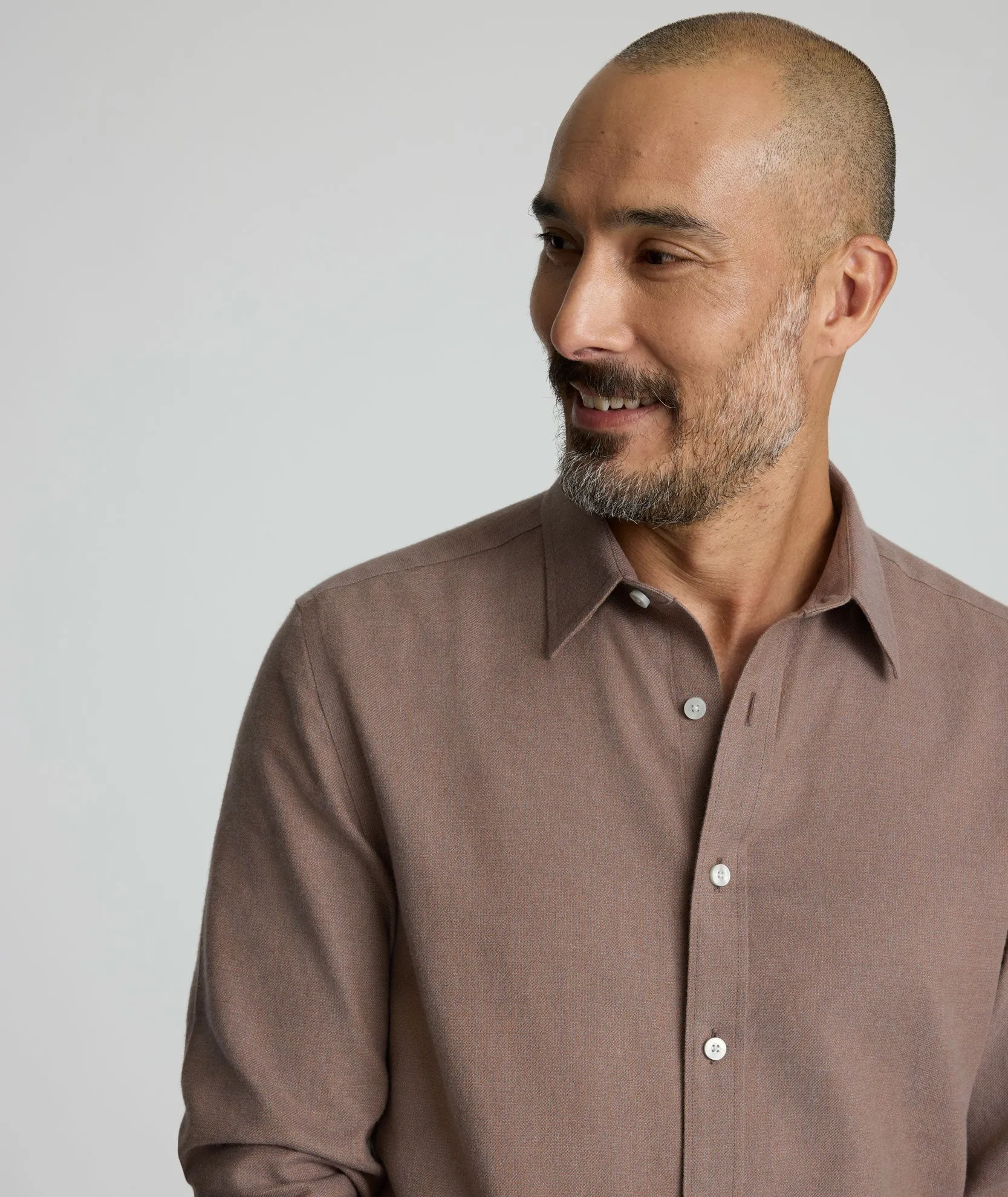 Earthy Hue Wrinkle-Free Veneto Shirt