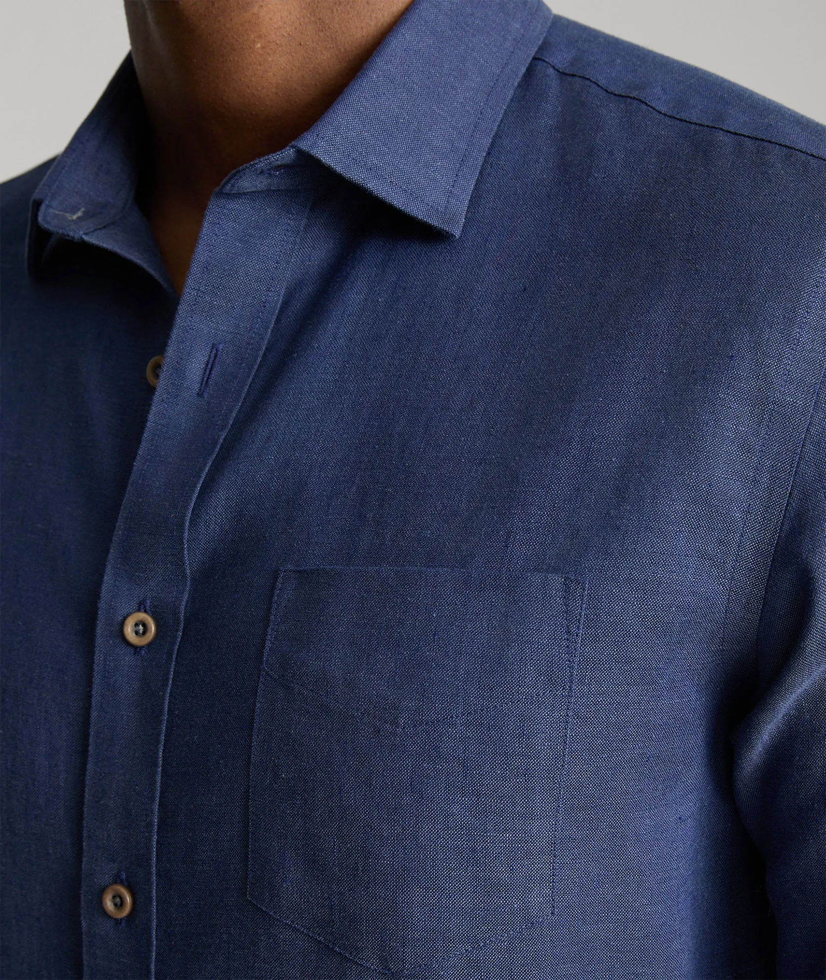Wrinkle-Resistant Linen Vin Santo Shirt Effortless Style UV Protection
