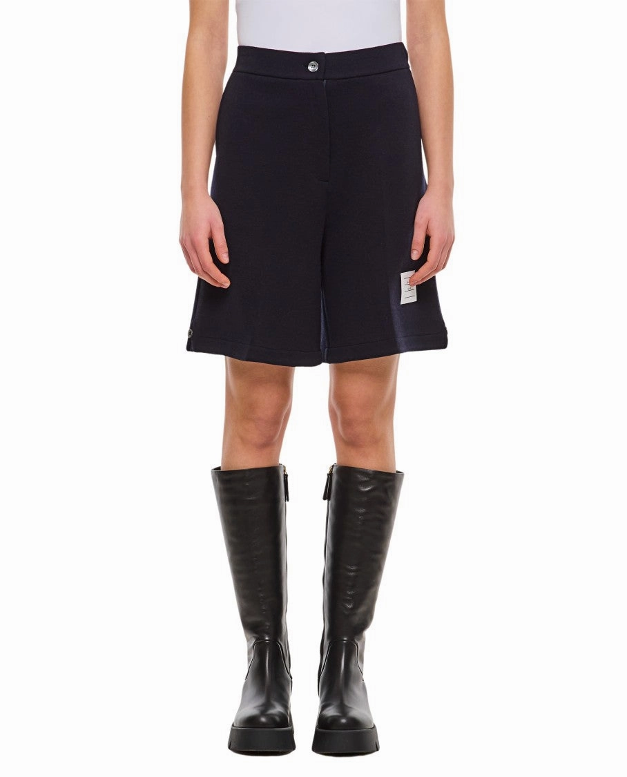 stretchy design High Waisted Shorts