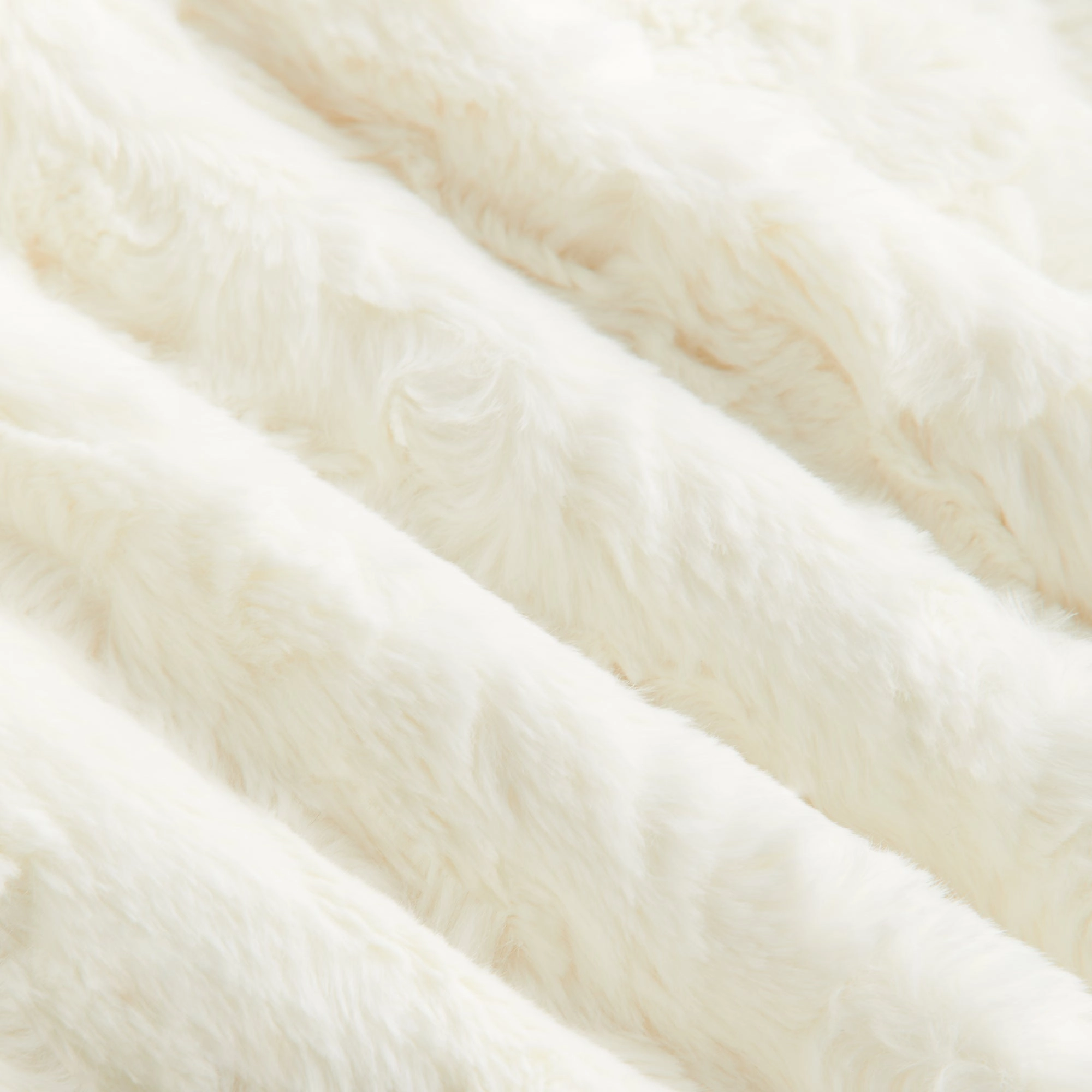 Non see through Kith Women Ashtyn Cowlick Fur Mini Skirt - Sandrift