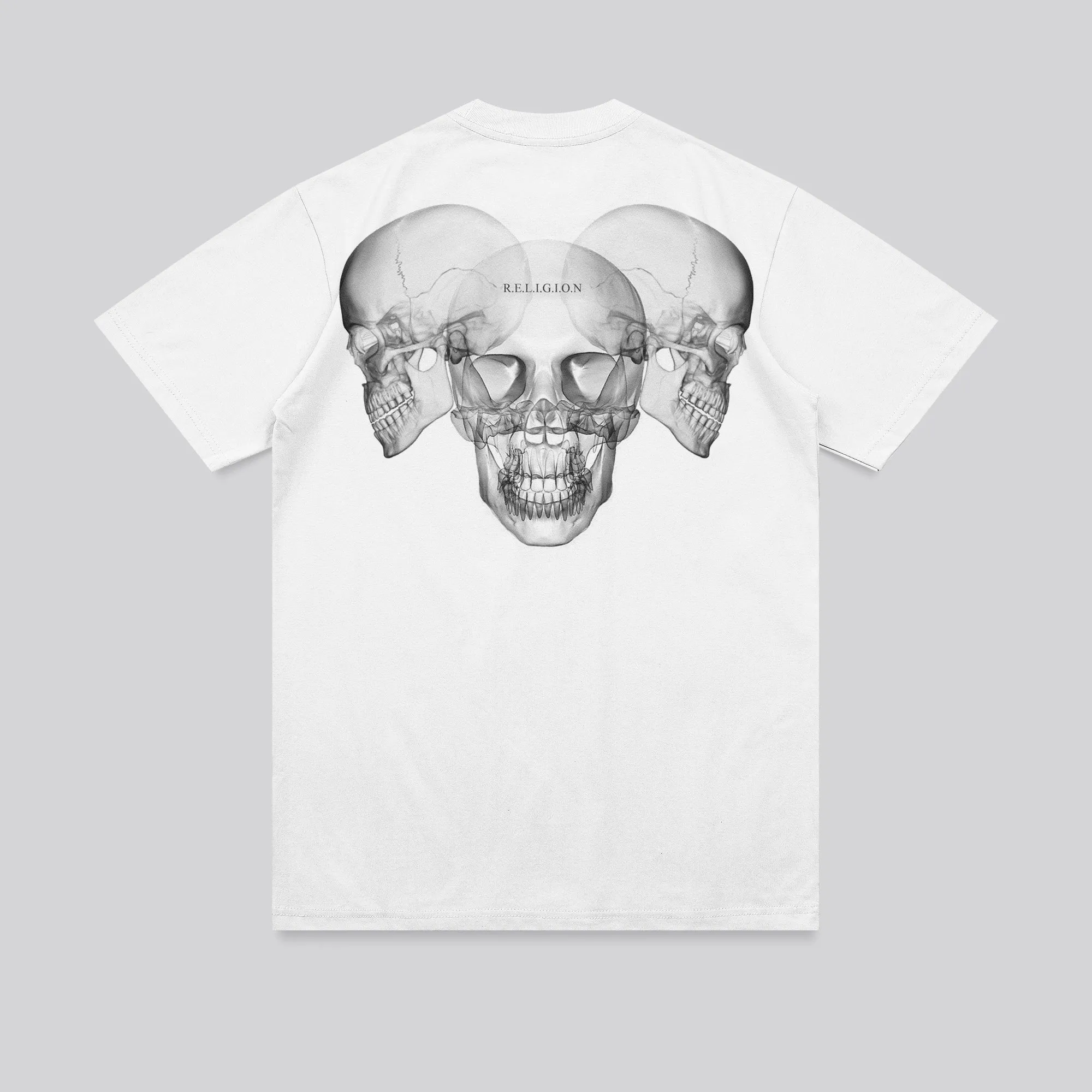XRAY SKULL T-SHIRT WHITE Soft & Smooth Travel Style Trend
