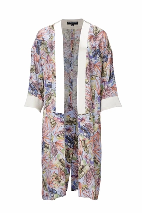 Yael Kimono In Sky Blue Eco Conscious Packaging