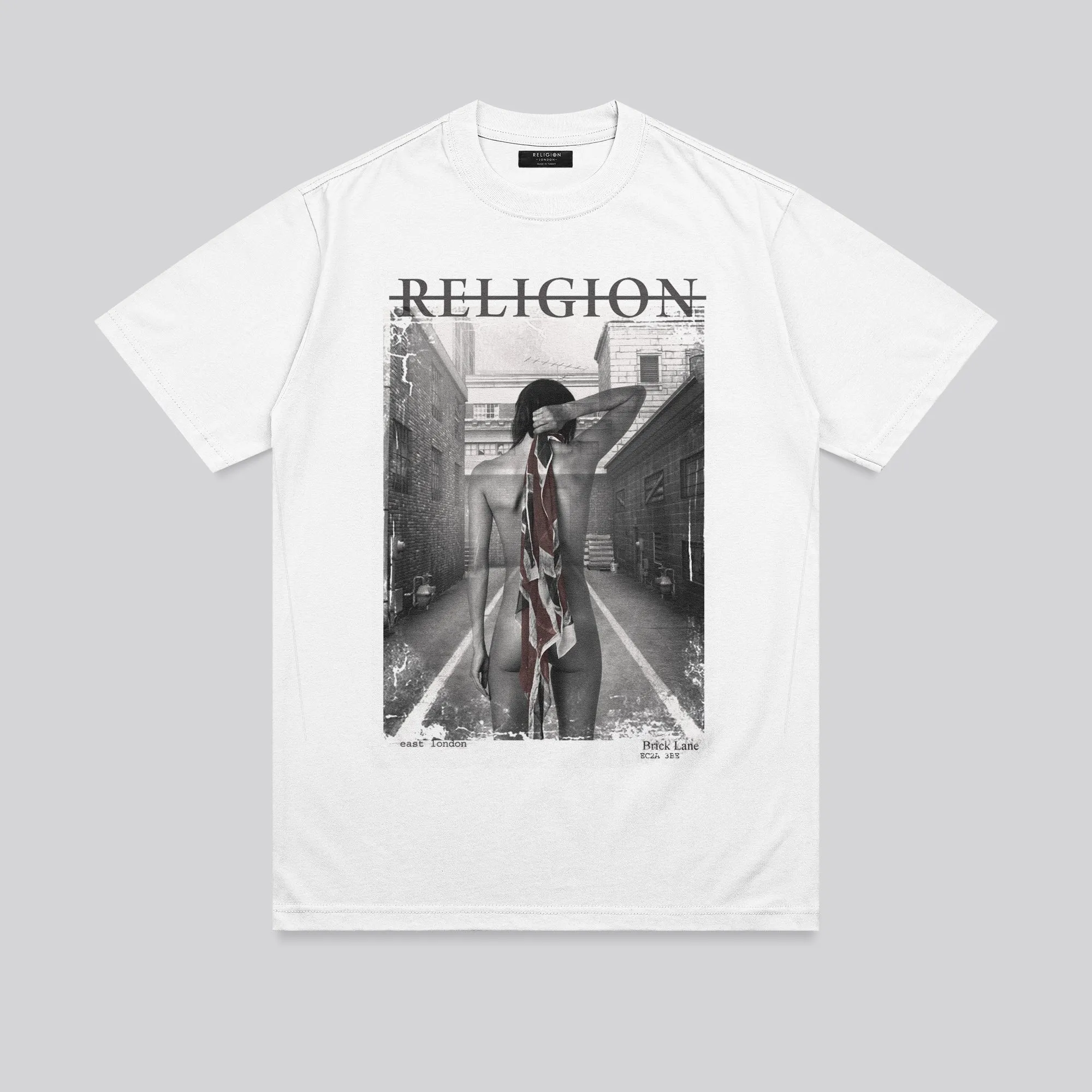 ALLEYWAY T-SHIRT WHITE Temperature Control Fabric