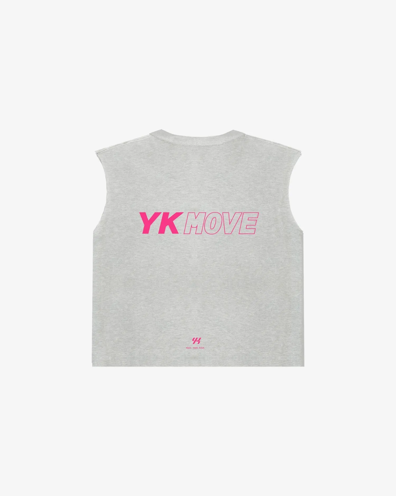 Quick Dry Technology skinny but not tight YK Move Champion Tank | Grey