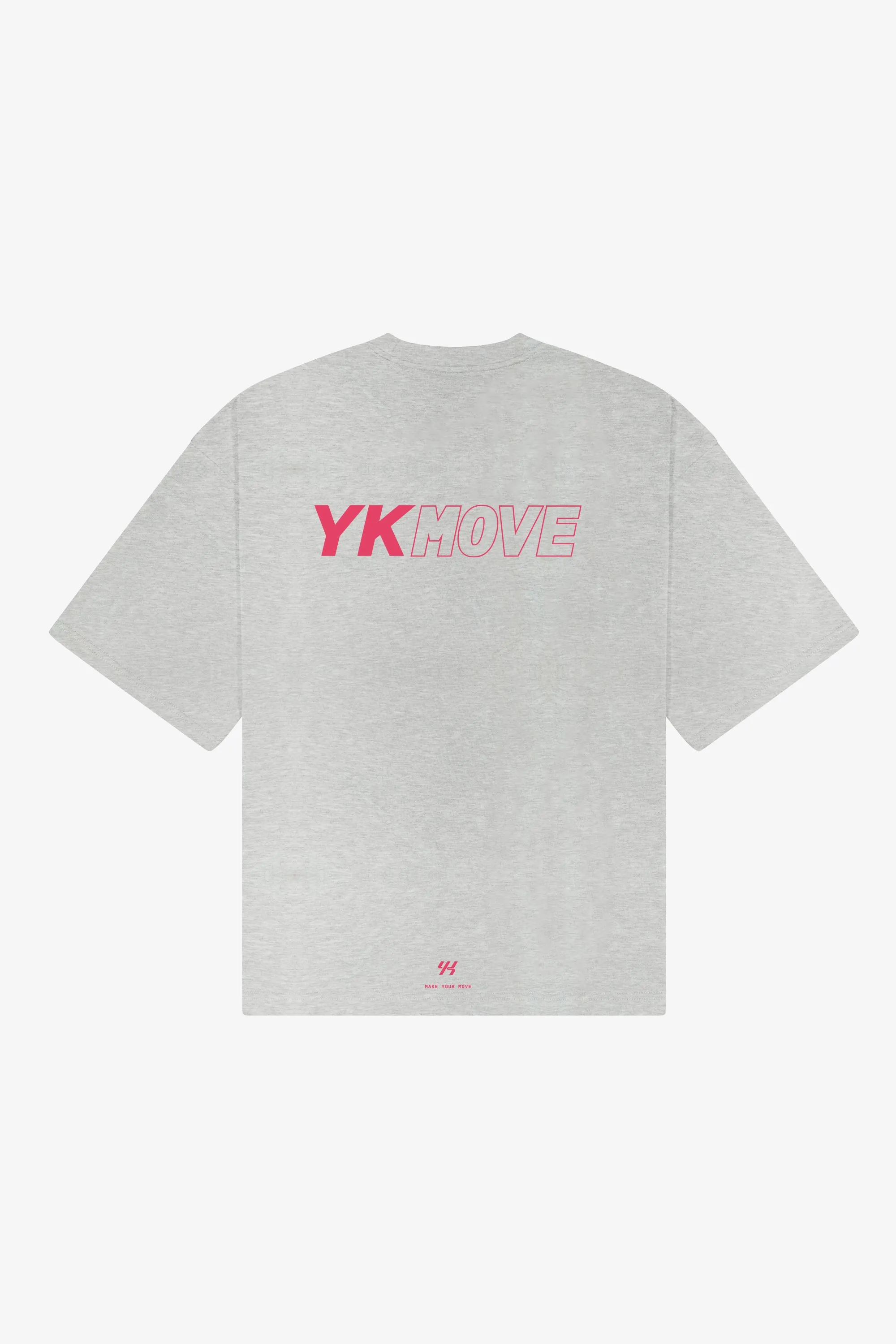 YK Move Champion Tee | Grey Comfy Top