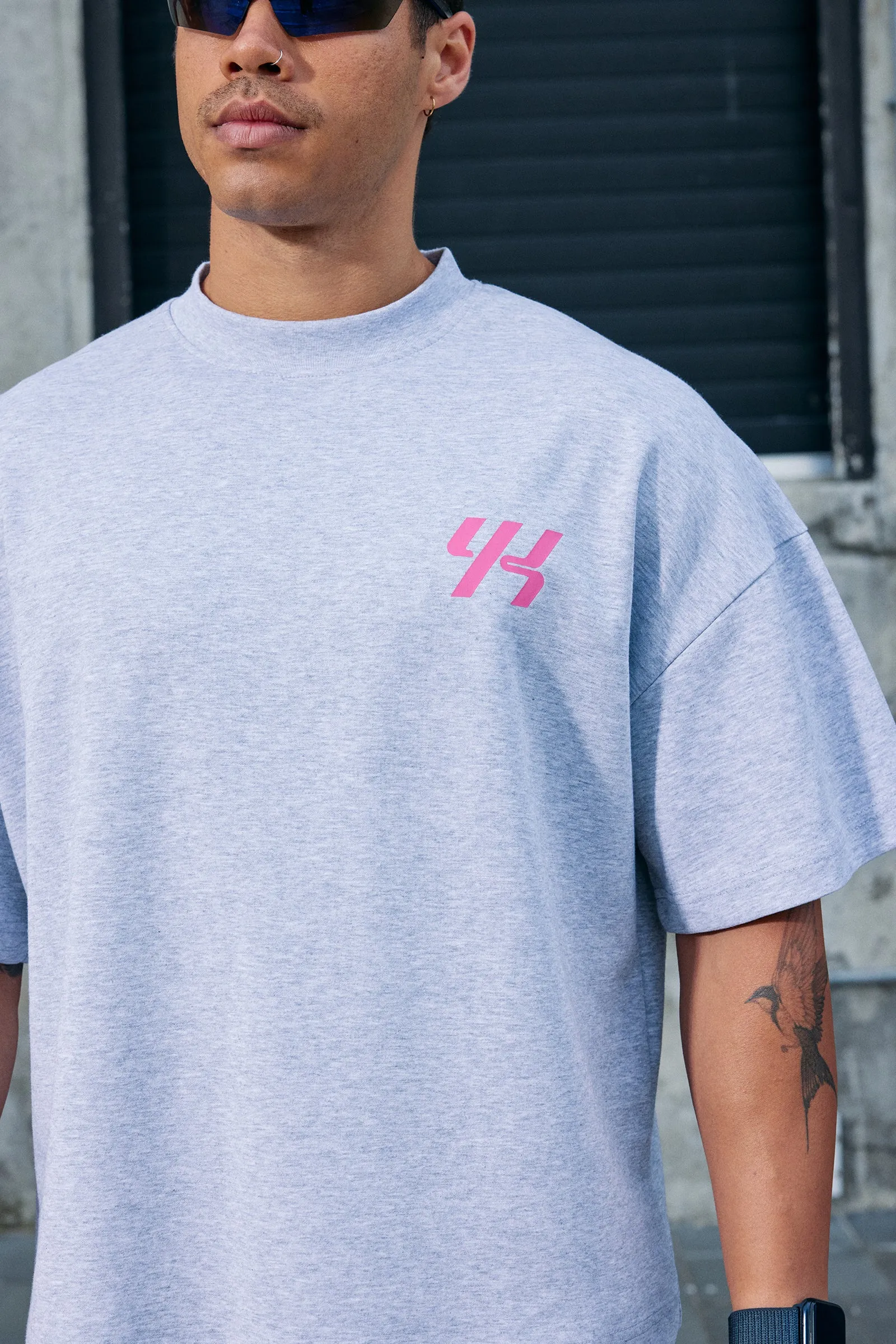 YK Move Champion Tee | Grey Cool Fit