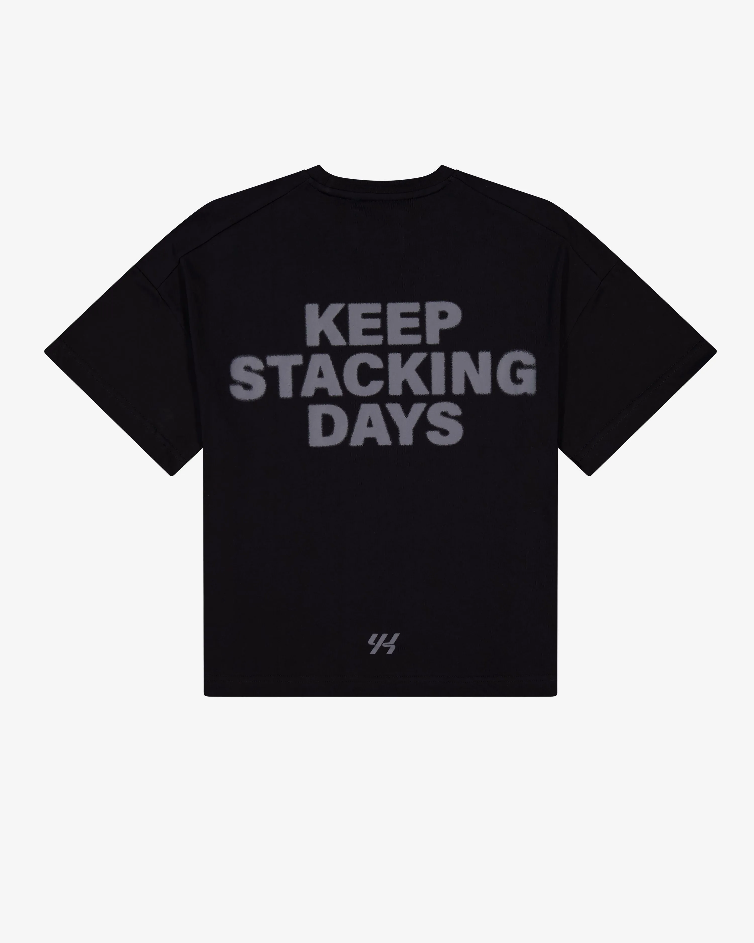 YK Move Stacking Days Tee | Black Fashion Ready