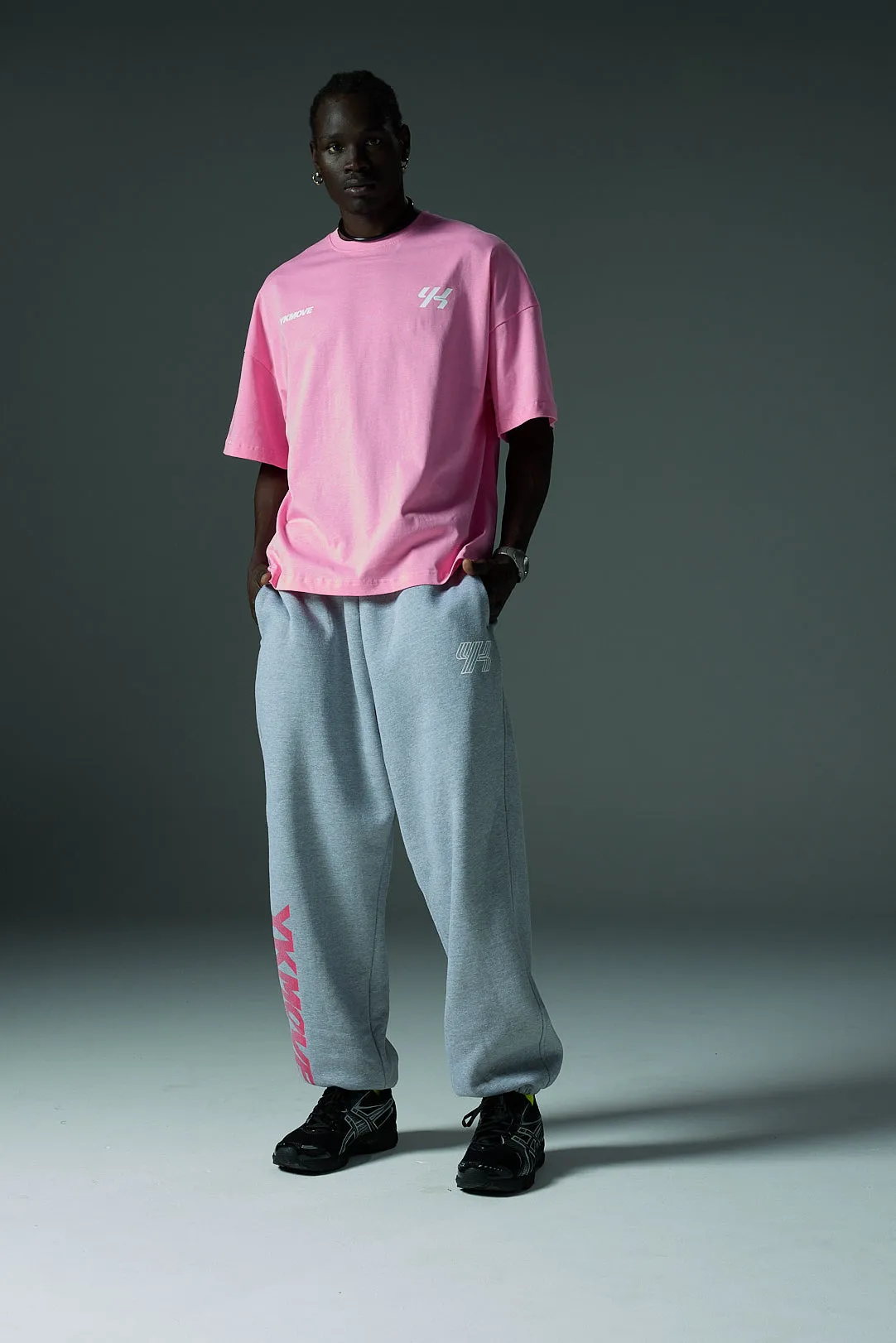 YK Move Stacking Days Tee | Pink Lightweight Shirt