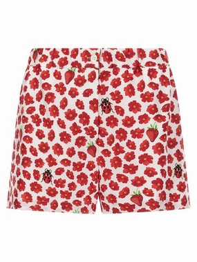 Collectible Item ElasticHem Silk Twill Pajama-Style Shorts