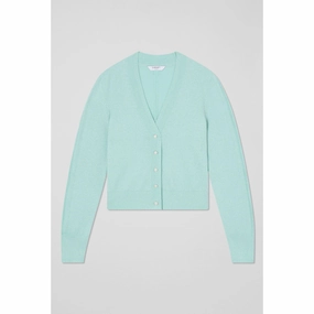 Essential Layering Coco Green And Silver Cardigan