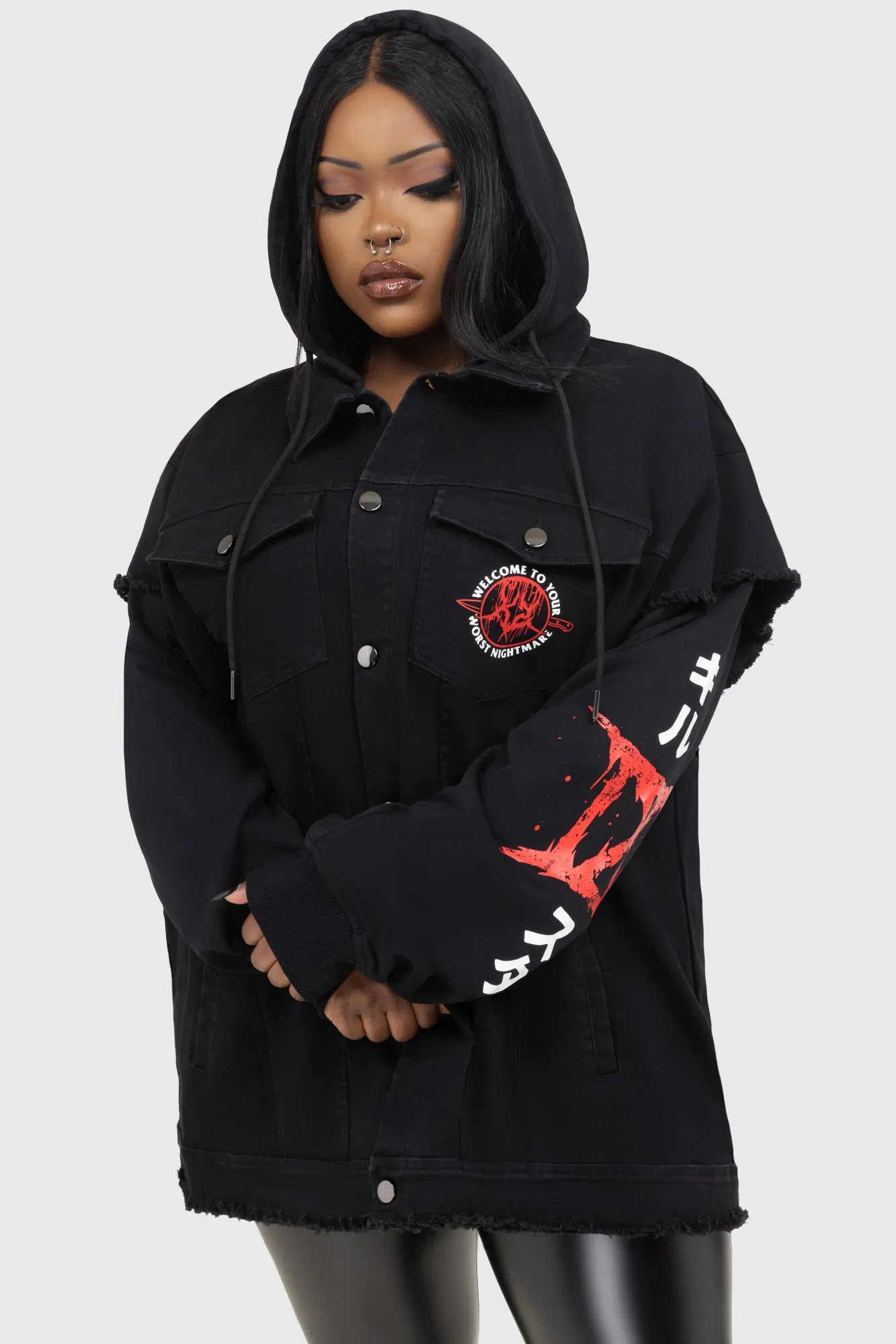Soft Weather Wear Your Worst Nightmare Hooded Jacket