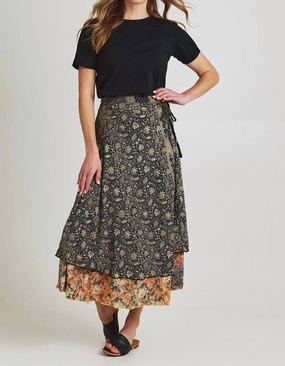 Outdoor Outfit Casual Edge Zelda Wrap Skirt In Multicolor