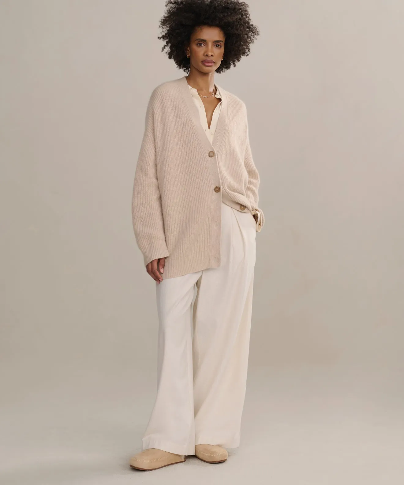 Cashmere Cocoon Cardigan Fresh Warmth
