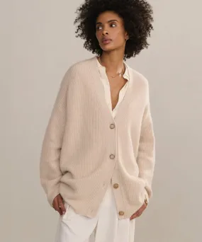 Cashmere Cocoon Cardigan StretchWeave Fabric Soft Layer