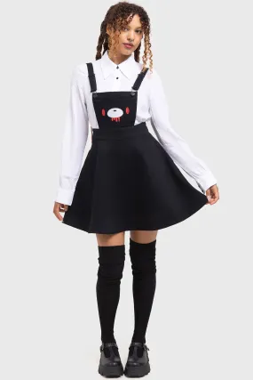 Dreamy Presence Casual Mode Naughty Grizzly Pinafore Dress