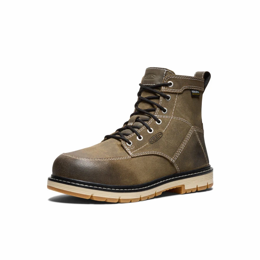 Keen Women's San Jose 6" Waterproof 90?? Heel Boot (Alloy Toe) work mode Comfortable Feel