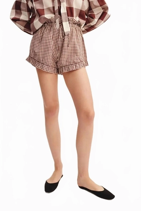 Artisanal Parka Callie Drawstring Short In Multi